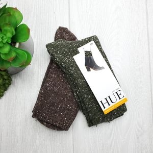 3 for $22 Hue Hosiery Boots Socks 2PK